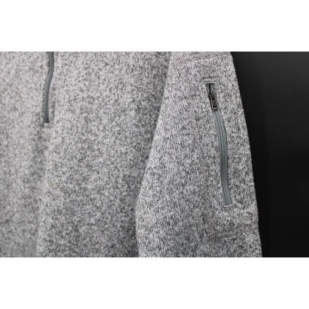 Patagonia Womens 1/2 Zip Better Sweater Size Large GRAY - Picture 4 of 8